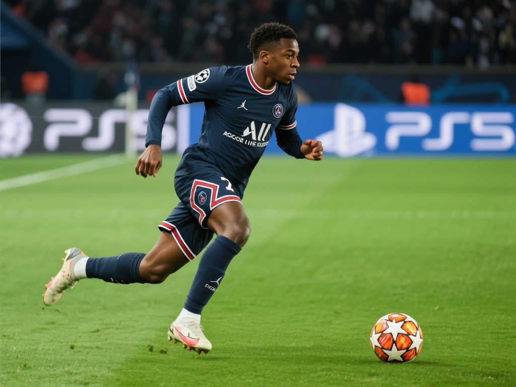 登贝莱欧冠赛季8球逼近伊布队史纪录